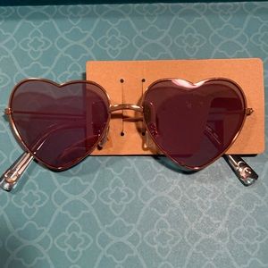 American Eagle never before worn heart shaped sunglasses.